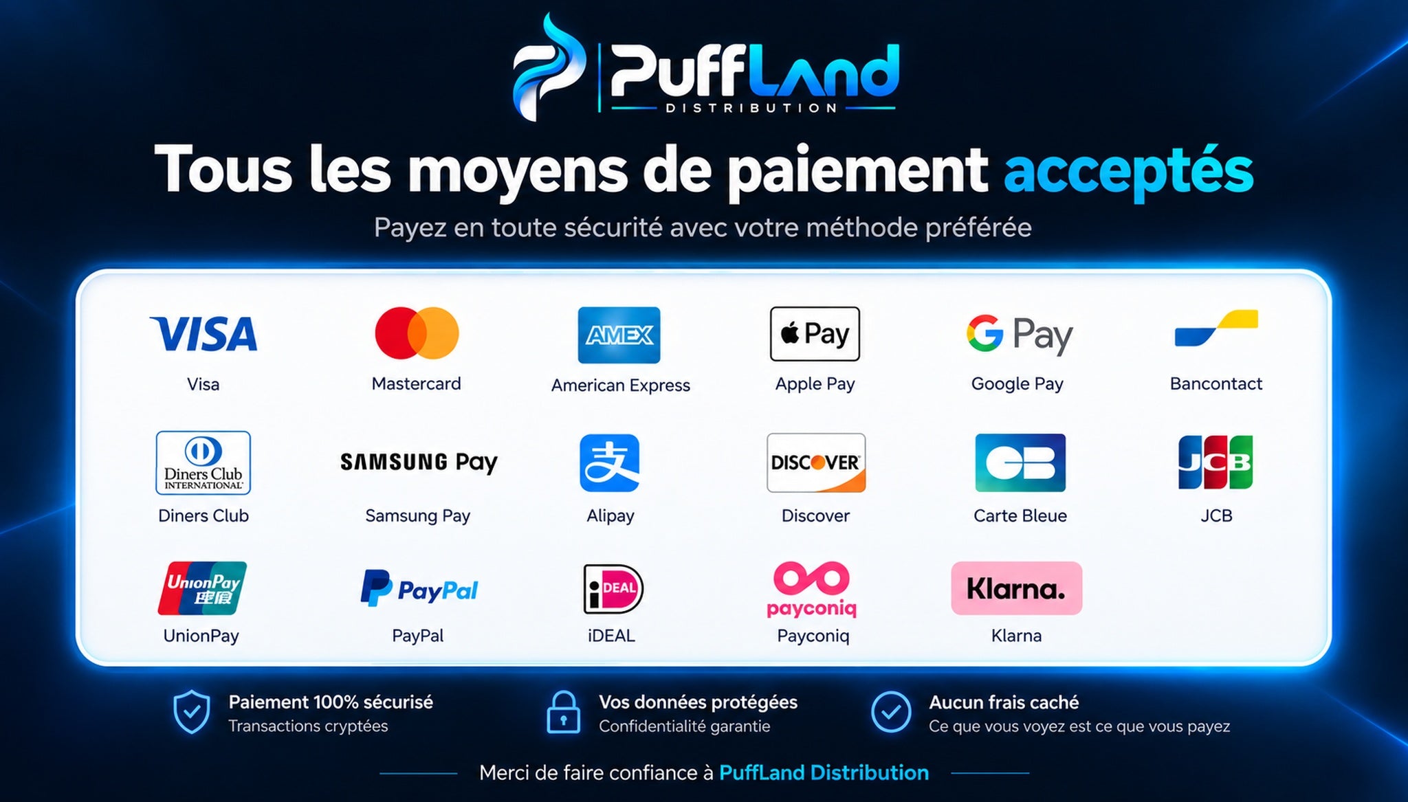 Pied de page Puff Land